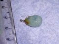 СТАР МЕДАЛЬОН НАТУРАЛНО ПОЛУСКЪПОЦЕННО КАМЪЧЕ в ПОСРЕБРЕН МЕСИНГОВ ОБКОВ 34970, снимка 6