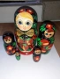 Матрьошка руска дарвена кукла 5 в 1, снимка 1