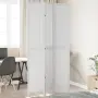 vidaXL Разделител за стая, 3 панела, бял, дърво пауловния масив, снимка 2