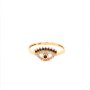 Златен дамски пръстен 1,21гр. размер:57 14кр. проба:585 модел:20057-2, снимка 1