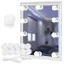 Комплект от 10 LED лампи крушки за огледало, снимка 1