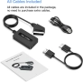 Кабел SCART към HDMI конвертор, мъжки SCART вход/HDMI изход, снимка 2