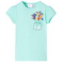 Детска тениска, светла мента, 92（SKU:11029, снимка 1 - Детски тениски и потници - 44713707