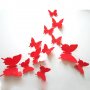 12 броя комплект 3D стикери за стена с пеперуди, снимка 6