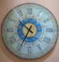Дизайнерски Голям Стенен Стъклен Часовник, снимка 2