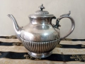 Стара посребрена кана за кафе,чай, снимка 1