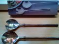 продавам неупотребяван комплект прибори и лъжици за салата, снимка 2