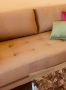Луксозен чисто нов диван с пясъчно кадифе, снимка 3