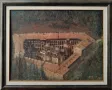 Картина "Рилски манастир", худ. Лъчезар Пеев, 1974 г., снимка 1