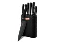 Сет висококачествени ножове със стойка, снимка 1 - Прибори за хранене, готвене и сервиране - 30125591