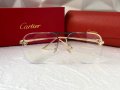Cartier 2023 мъжки слънчеви очила авиатор унисекс дамски слънчеви очила, снимка 7