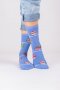 Дълги чорапи Рожден ден в син цвят, снимка 1 - Мъжки чорапи - 38370437