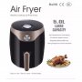 Фритюрник с горещ въздух, 5.5 L, 1400 W, Таймер, Черен Air Fryer, снимка 2