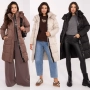 Дамско дълго зимно яке с качулка, 3цвята , снимка 1