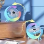 Многоцветен настолен вентилатор тип лампа RGB, снимка 11