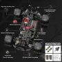 Детска RC джип кола с дистанционно управление 4WD (2.4GHz, Зелен), снимка 3