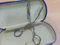 сребърна щипка за сервиране , снимка 2