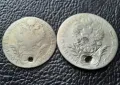 Стара сребърна монета/и 10 кройцера 1815 г. и 20 кройцера 1794 г. Австрия , снимка 6