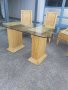 Маса и столове от ратан, снимка 1 - Маси - 42169639