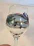 немска дизайнерска изрисувана чаша за вино Nagel, снимка 5