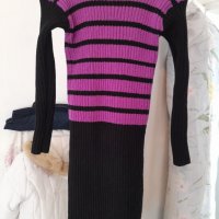Нова рокля от кашмир ръчно плетиво-САМО СЕГА , снимка 3 - Рокли - 34334981