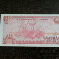 Банкнота - Виетнам - 500 донги UNC | 1988г., снимка 2 - Нумизматика и бонистика - 30367358