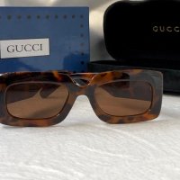 Gucci 2023 дамски слънчеви очила правоъгълни , снимка 7 - Слънчеви и диоптрични очила - 42764657