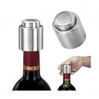 1516 Метална тапа за вино с вакуум, снимка 1 - Аксесоари за кухня - 34265793