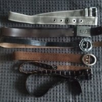 Маркови колани от естествена кожа / genuine leather belt, снимка 3 - Колани - 42847546