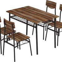 Комплект трапезна маса и 4 стола 10FJHYDS01OK, снимка 1 - Столове - 42086365