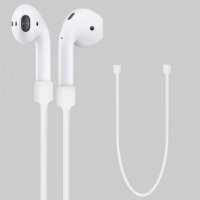 Силиконово въженце, шнурче за слушалки Apple Airpods и други модели в различни цветове НАЛИЧНО!!!, снимка 1 - Други - 31679459