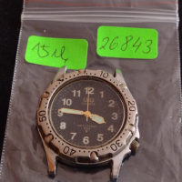 Марков мъжки часовник Q/Q QUARTZ WATER RESIST  с светещи стрелки много красив стилен - 26843, снимка 7 - Мъжки - 36550019