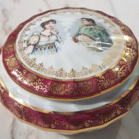 Старинна кутия- Наполеон и Жозефина- порцелан- лукс- Франция , снимка 2 - Антикварни и старинни предмети - 44375948
