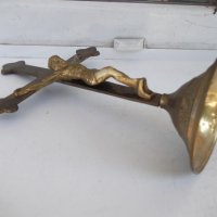 Кръст бронзов настолен с разпятието - 250 гр., снимка 6 - Други ценни предмети - 29662496