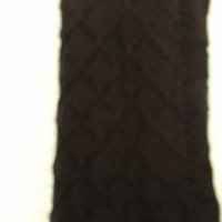 Черни чорапи със силиконови банджове , фигурални , плътност 70 дена, решетка тип ромб, снимка 2 - Бельо - 37408201