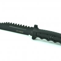 Страхотен нож Rambo - черно покритие, снимка 1 - Ножове - 38503981