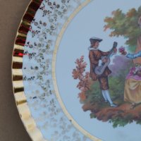 Немска порцеланова ръчно рисувана чиния , снимка 7 - Чинии - 37605322