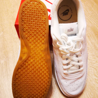Nike - Нови Спортни обувки Court Vintage Premium с кожа и еко кожа, Бял, снимка 4 - Маратонки - 44714031