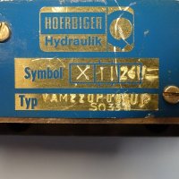 хидравличен разпределител Hoerbiger Hydraulik Symbol VAN720VP/VAM220P hidraulic valve , снимка 3 - Резервни части за машини - 39739953