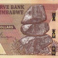 ❤️ ⭐ Зимбабве 2020 50 долара UNC нова ⭐ ❤️, снимка 2 - Нумизматика и бонистика - 38545850