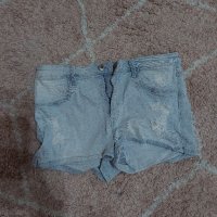 Светло сини къси панталонки , снимка 1 - Къси панталони и бермуди - 42212688