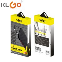 Преносима батерия KLGO KP-61,Power Bank 6000mAh, вграден кабел microUSB и Lightning, снимка 4 - Външни батерии - 39854836