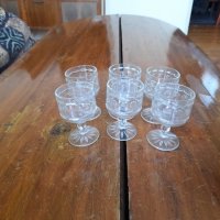 Стари стъклени чаши Хрусталь, снимка 3 - Други ценни предмети - 31853374