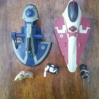 Пластмасови модели на звездолети и герои от Междузвездни войни, снимка 2 - Колекции - 38521241