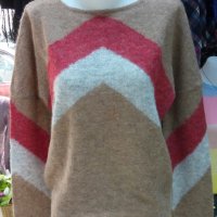 Дамски пуловер-алпака, снимка 1 - Блузи с дълъг ръкав и пуловери - 40155491