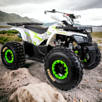 Бензиново ATV 150 кубика Demon Hunter - Green/White, снимка 1 - Мотоциклети и мототехника - 44775471