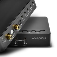 Звукова карта на USB Axagon ADA-71 - Пълноценен съраунд звук Sound Box external 7.1-channel, снимка 4 - Други - 36816464