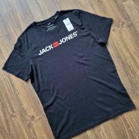 Страхотна мъжка тениска JACK & JONES размер  XL , нова с етикет , снимка 2 - Тениски - 40596255