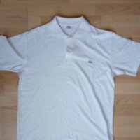Тениска Lacoste-бяла, снимка 4 - Тениски - 40590905