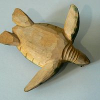 Продавам ръчно изработена статуетка . Водна костенурка ., снимка 4 - Статуетки - 36892267